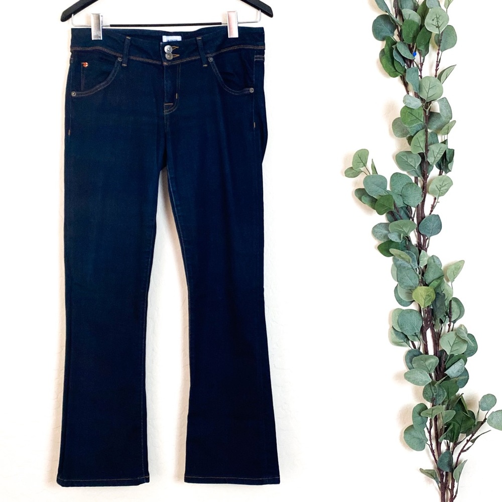 •Hudson Size 29 Dark Blue Bootcut Jeans